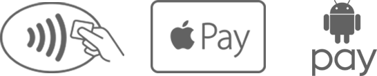 Accept Contactless, Apple Pay and Android Pay